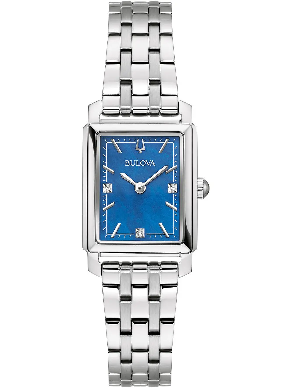 Bulova 96P245 นาฬิกาผู้หญิง 3 diamonds Quartz Women's Watch