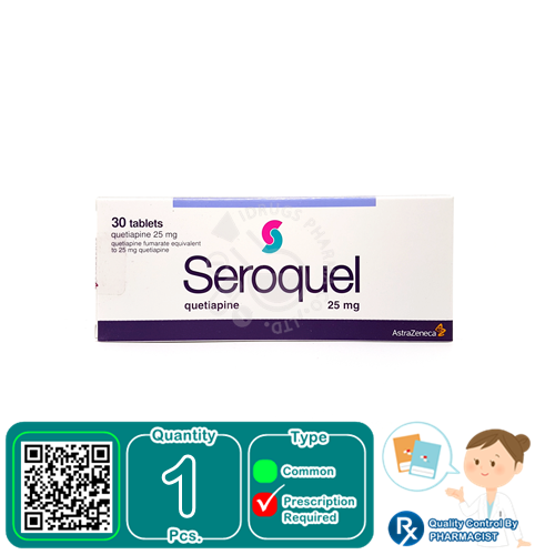 Seroquel 25mg Tablets