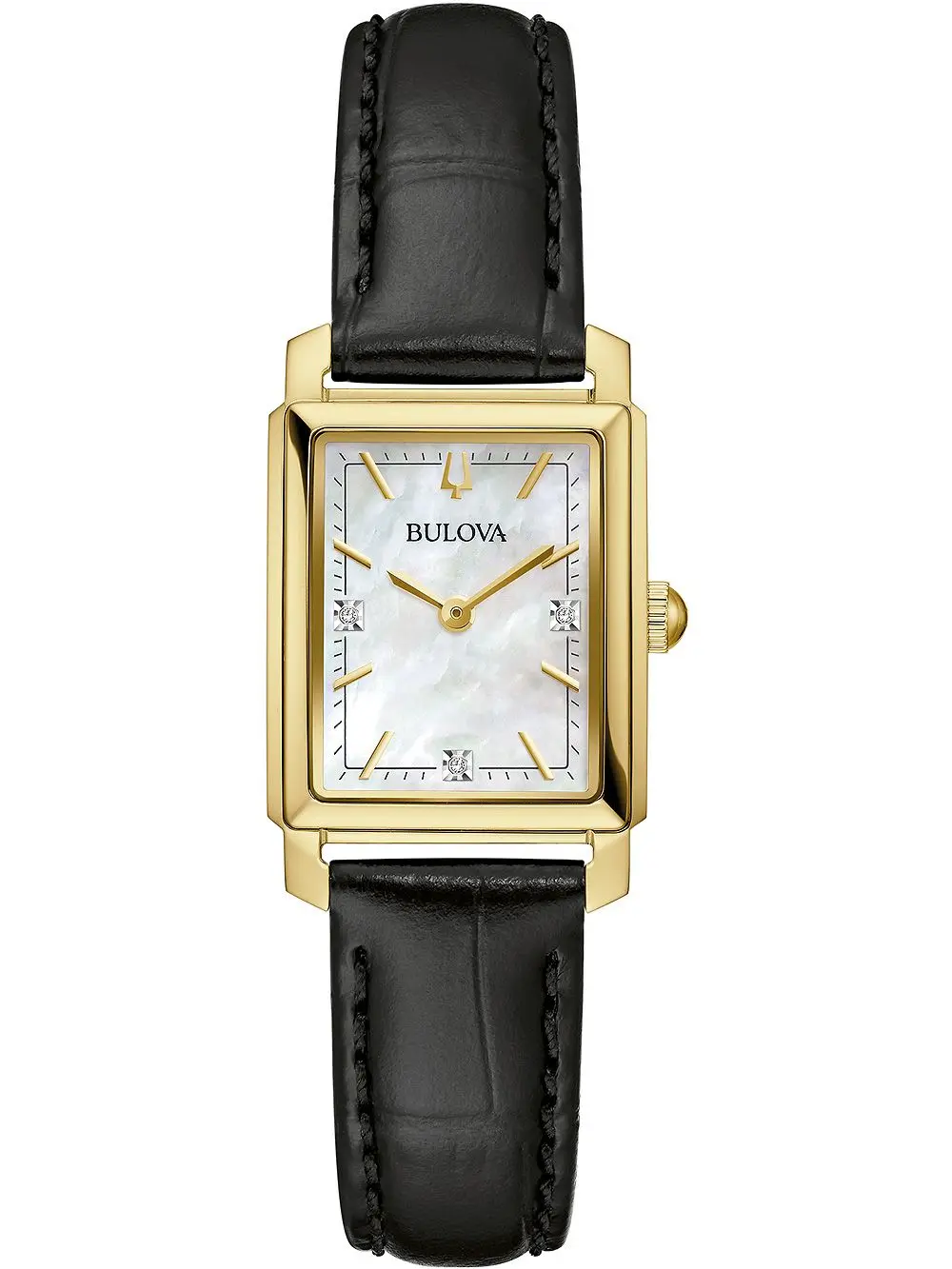 Bulova 97P166 นาฬิกาผู้หญิง 3 diamonds Quartz Women's Watch