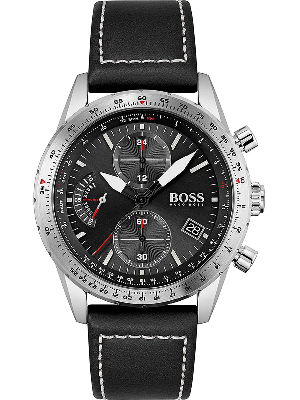 Hugo Boss 1513853 นาฬิกาผู้ชาย Pilot Edition Chrono Quartz Men's Watch