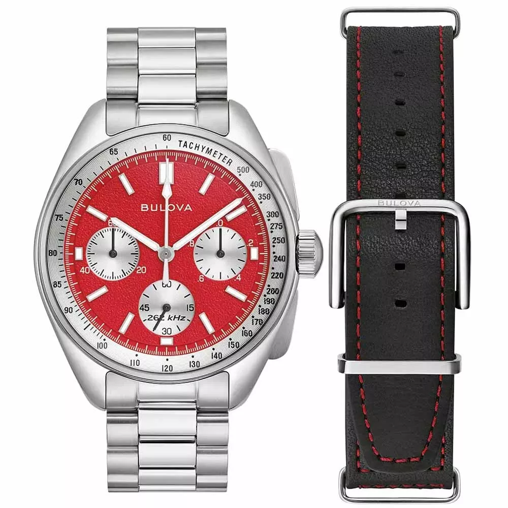 Bulova 96K115 นาฬิกาผู้ชาย Lunar Pilot Blood Moon Men's Watch