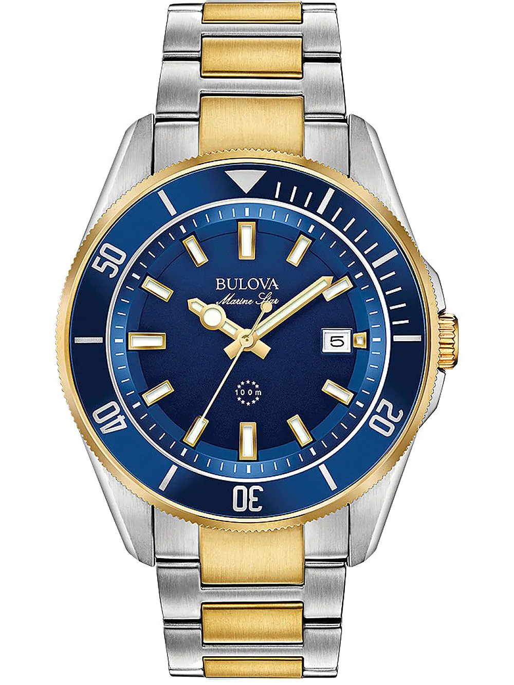 Bulova 98B334 นาฬิาผู้ชาย Marine Star Quartz Men's Watch