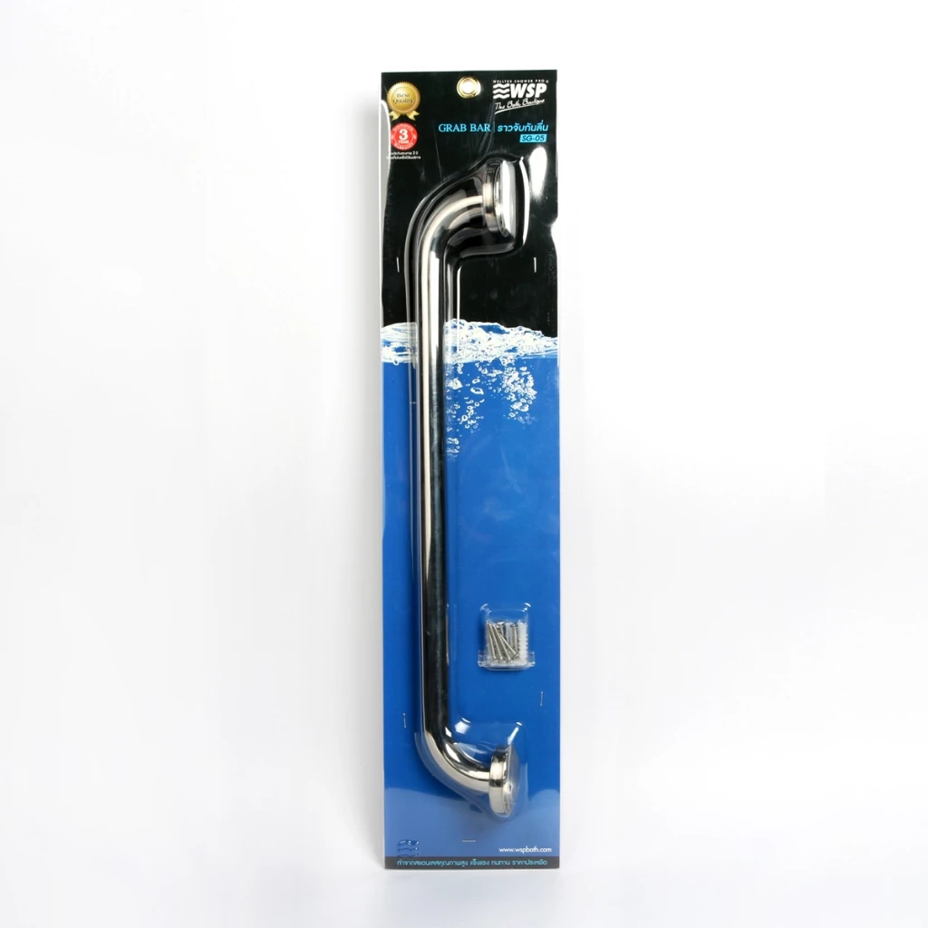 WSP ราวจับกันลื่นสแตนเลสแบบตรง ขนาด 50 cm. SAFETY GRAB BAR รุ่น SG-05