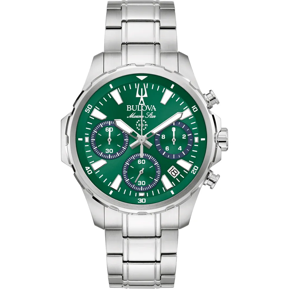 Bulova 96B465 นาฬิกาผู้ชาย Marine Star Serie B Quartz Chronograph Men's Watch