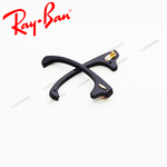 คิ้วสะพานแว่น RAYBAN CLUBMASTER แท้ 100% RB3016 W0365 (สีดำเงา อะไหล่ทอง)