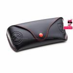 A010 กล่องแว่น RAYBAN แท้ 100% แบบนูนสีดำ Ferrari