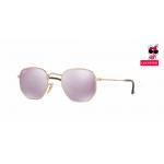 RayBan RB3548N 001/80 HEXAGONAL FLAT LENSES