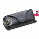 A004 กล่องแว่น RAYBAN แท้ 100% แบบนูนสีดำ