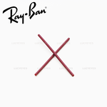 ยางหุ้มขาแว่นกันแดด RAYBAN RB3594, BEAT แท้ 100% (สีแดงเลือดหมู)