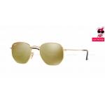 RayBan RB3548N 001/93 HEXAGONAL FLAT LENSES