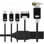 สายชาร์จ Earldom 4 in 1 Universal Safe Speed data Cable