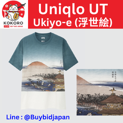 [PRE-ORDER] เสื้อยืด UNIQLO UT T-shirt Ukiyo-e (浮世絵) ลายวัดคินคะคุจิ (Kinkakuji Temple) วัดทอง เมืองเกียวโต มรดกโลกที่ญี่ปุ่น - นำเข้าจากญี่ปุ่น