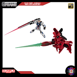P-BANDAI MOBILE SUIT GUNDAM G-FRAME FA RX-93ff ν GUNDAM & MSN-04FF SAZABI SET