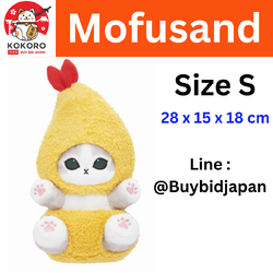 [PRE-ORDER] ตุ๊กตา แมวโมฟุ กุ้งชุบแป้งทอด Mofusand Shrimp Cat ขนาด S 28 x 15 x 18 cm นำเข้าจากญี่ปุ่น โมฟุซาน mofu mofusand ころりんえびにゃんぬいぐるみS