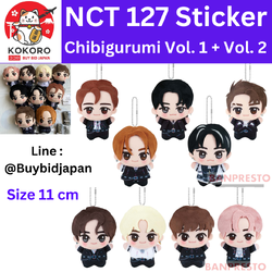 [PRE-ORDER] ตุ๊กตาจิบิ NCT 127 Sticker Chibigurumi Vol 1 + Vol 2 Size 11 cm Set 9 ตัว จาก BANDAI BANPRESTO นำเข้าจากญี่ปุ่น