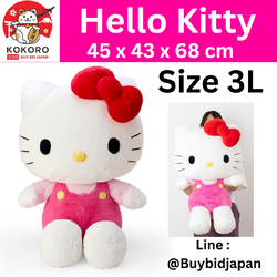 [PRE-ORDER] Hello Kitty Super BIG ตุ๊กตา คิตตี้ ตัวใหญ่ Size 3L สูง 68 cm แรร์ไอเทม จาก Sanrio Japan ハローキティ ぬいぐるみ（3Lサイズ）
