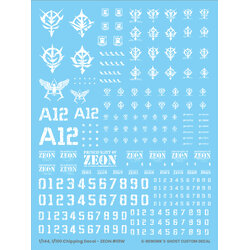 G-REWORK CUSTOM DECAL CHIPPING DECAL_ZEON_01_WHITE