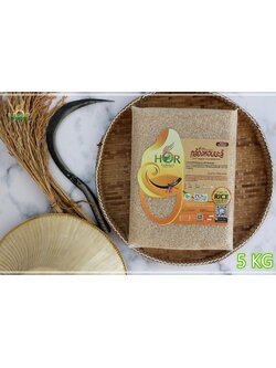 ข้าวกล้องหอมมะลิอินทรีย์ขนาดครอบครัว 5Kg ข้าวกล้องหอมมะลิออร์แกนิคขนาดครอบครัว 5Kg Organic Jasmine Brown Rice 5 กก.