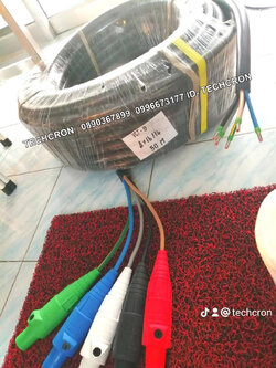 สายเมน 5x16 (5คอร์)พร้อมหัวเมน kupo 400a ยาว 50เมตร