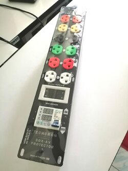 TECHCRON ปลั๊กไฟ ป้องกันไฟกระชาก ป้องกันไฟตก