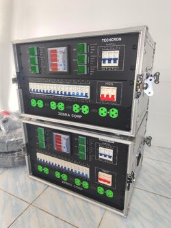 ตู้ปลั๊กไฟ จอ LED 63A