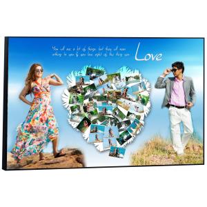 ของขวัญงานงานแต่ง PhotoMix ขนาด 20x30 นิ้ว กรอบลอยด้าน