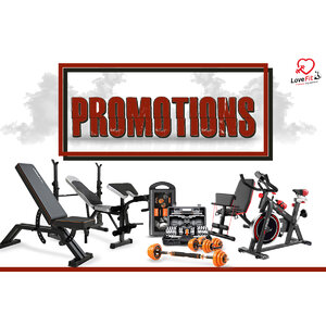 รวม Promotion Special ดัมเบล ม้านั่ง ลู่วิ่งไฟฟ้า จักรยานออกกำลังกาย เชือกระโดดและอีกมากมาย