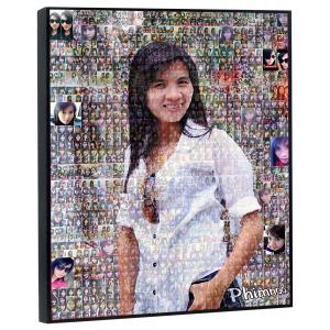 Mosaic Photo ขนาด16x20 นิ้ว กรอบลอยด้าน