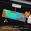คีย์บอร์ดเกมมิ่ง Neolution E-Sport Candy Blue Orange Green (ENG/TH)