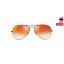 RayBan RB3025 002/4W AVIATOR LARGE METAL กรอบดำ เลนส์ปรอทส้มไล่สี