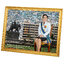 ของขวัญวันเกษียณ Mosaic Photo ขนาด 24x32 นิ้ว + กรอบไม้เส้น 201ทองD เคลือบร้อน