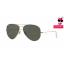 RAYBAN RB3026 L2846 ORIGINAL AVIATOR Size 62 กรอบทองเงา เลนส์ G-15 (เขียวดำ)