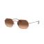 RayBan RB3556N 9069/A5 OCTAGONAL FLAT LENSES