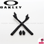 ชุดยางขาแว่น + แป้นจมูก OAKLEY OO9153, HALF JACKET 2.0 สีดำ