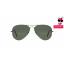 RAYBAN RB3025 W0879 ORIGINAL AVIATOR Size58 กรอบGUNMETAL เลนส์ G-15(เขียวดำ)