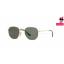 RayBan RB3548N 001 HEXAGONAL FLAT LENSES