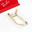 ขาแว่น RAYBAN แท้ 100% RB2140F WAYFARER สีเหลืองใส