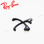 คิ้วสะพานแว่น RAYBAN CLUBMASTER แท้ 100% RX5154 2000 (สีดำเงา อะไหล่เงิน)