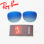 เลนส์ RAYBAN แท้ 100% RB3016F 1257/3F, CLUBMASTER เลนส์สีฟ้าไล่สี