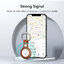 พวงกุญแจ AirTag แบบหนัง เคสป้องกันการตกหล่น ห้อยง่าย พกสะดวกสำหรับ Apple AirTag