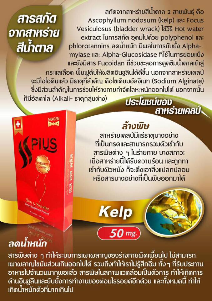 SS Plus อาหารเสริมลดความอ้วน 30 แคปซูล