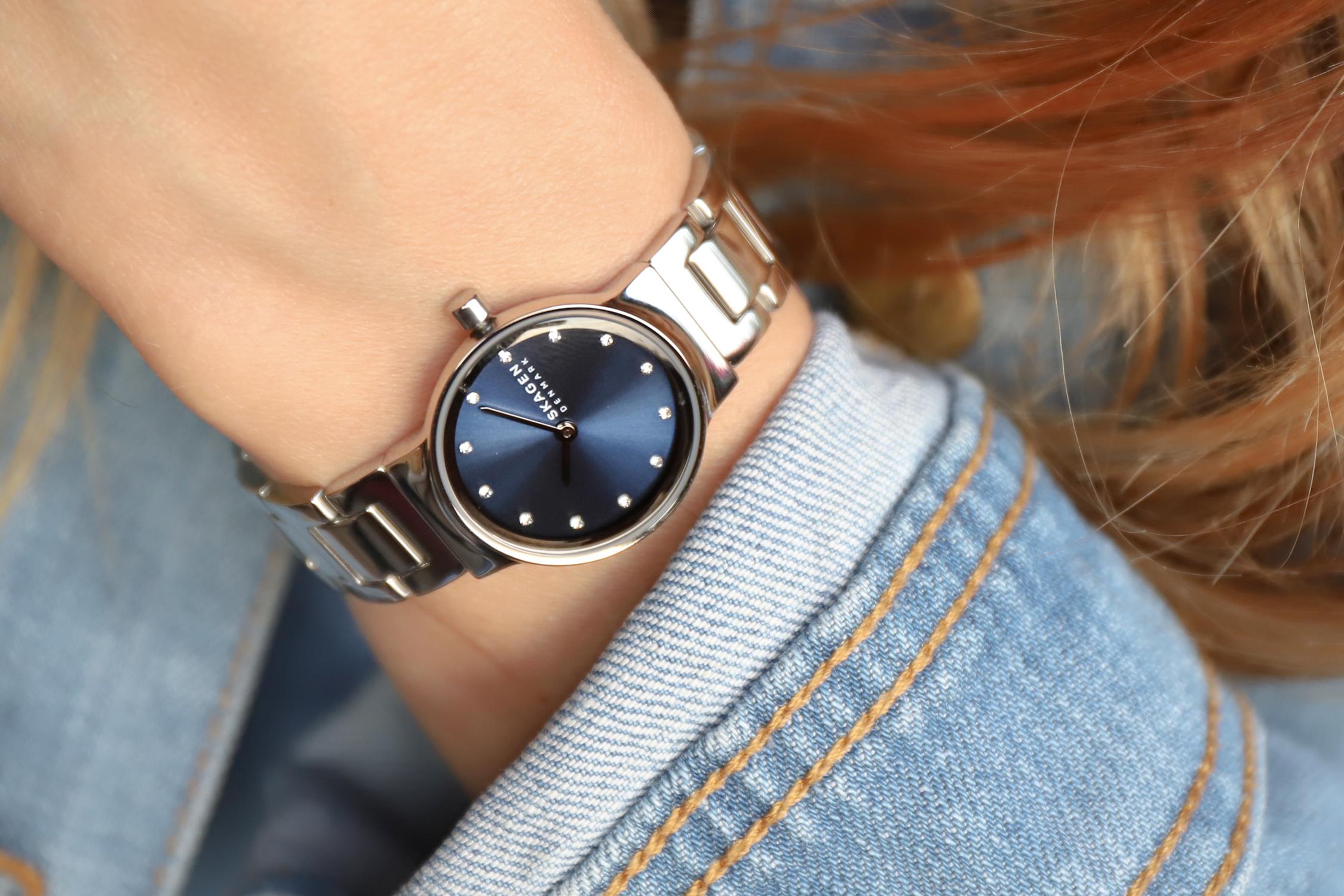 Skagen SKW2789 นาฬิกาผู้หญิง Freja Steel-Link Quartz Women's Watch