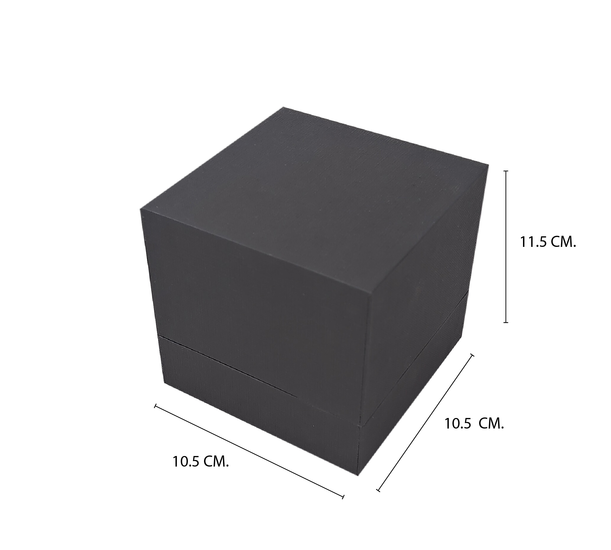 RL919 กล่องจั่วปัง ทรงฝาครอบกล่องฐาน ขนาด 10.5 x 10.5 x 11.5 ซม. พร้อมช่องใส่สินค้า