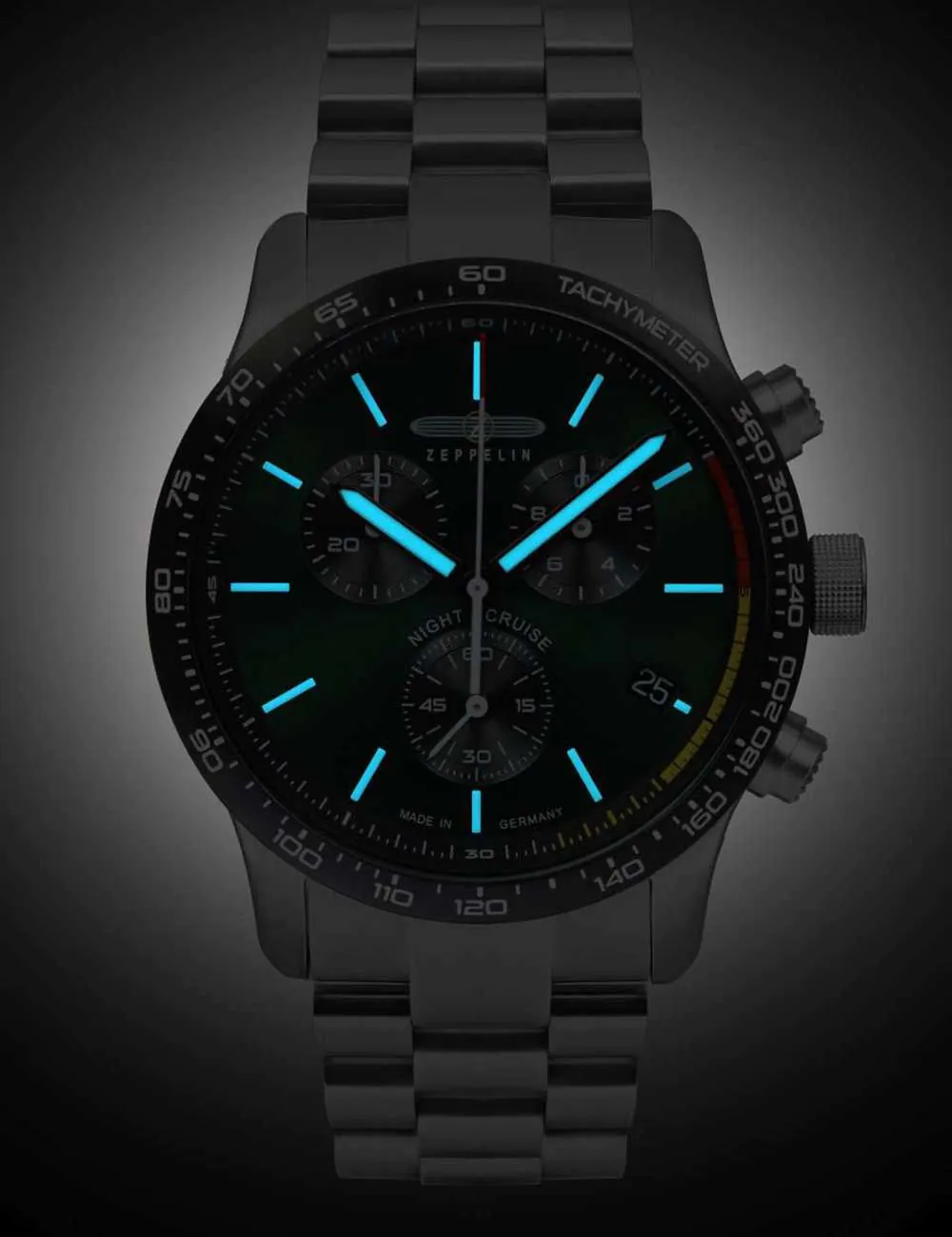 Zeppelin 7288M-4 นาฬิกาผู้ชาย Chronograph Quartz Men's Watch