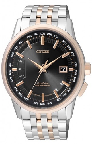 Citizen CB0156-66E นาฬิกาข้อมือผู้ชาย Eco-Drive Global Radio Controlled Men's Watch