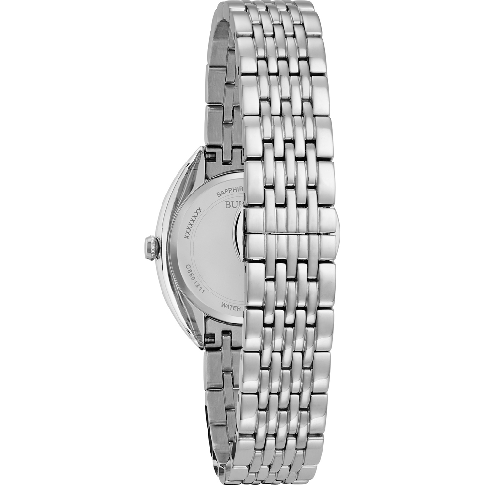 Bulova 96R212 นาฬิาผู้หญิง Classic Quartz 24 Diamonds Women's Watch