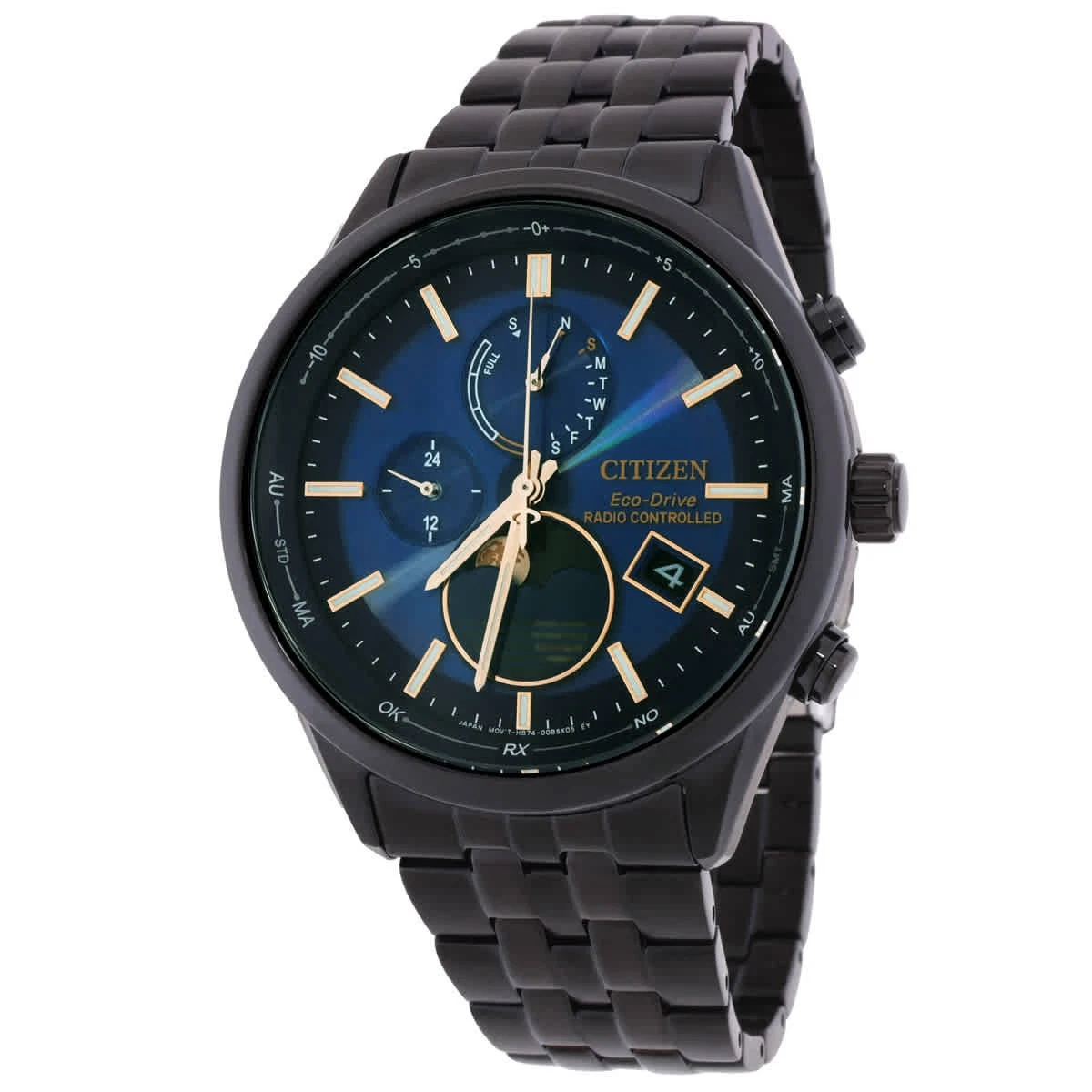 Citizen BY1035-56L นาฬิกาผู้ชาย Global Radio Controlled Eco-Drive Men's Watch