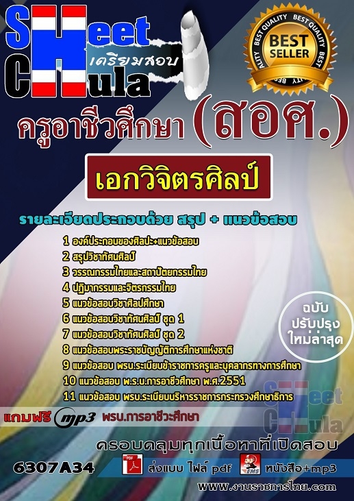 แนวข้อสอบ เอกวิจิตรศิลป์ ครูอาชีวศึกษา (สอศ.) 2568