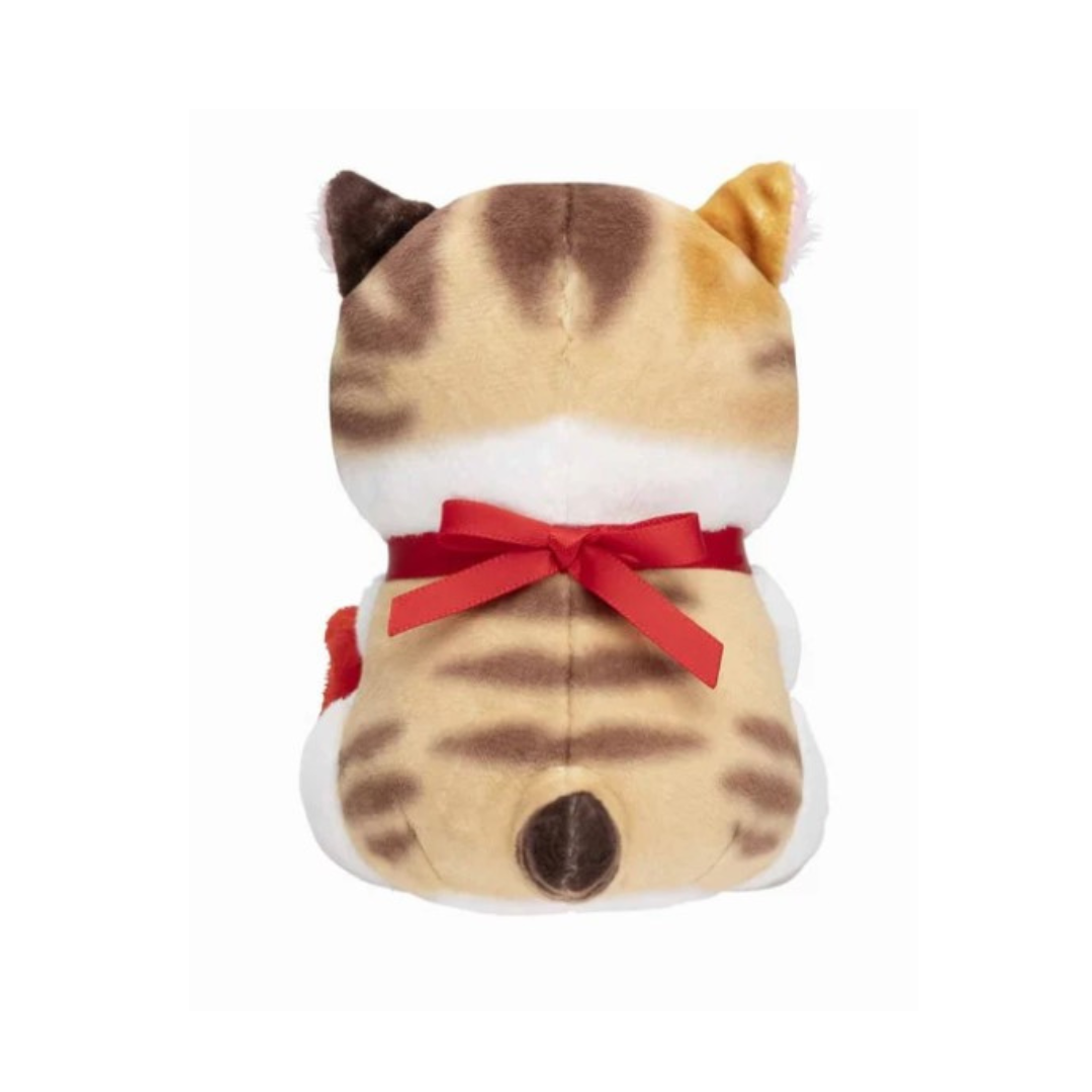 [พร้อมส่ง] แมวโมฟุ ตุ๊กตาเกาะคอม แมวอุ้มปลา นำพาความโชคดี Mofusand Desktop Hook Size H12 × W7.5 x D11 cm นำเข้าจากญี่ปุ่น