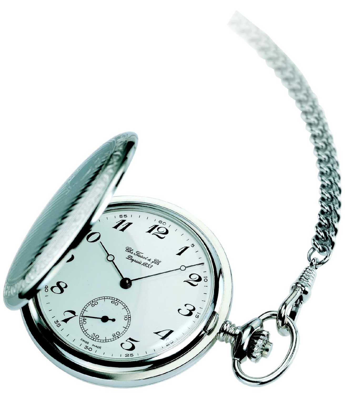 Tissot T83.6.402.12 นาฬิกาพก Tissot รุ่น T83640212, Savonnette Mechanical Pocket Watch